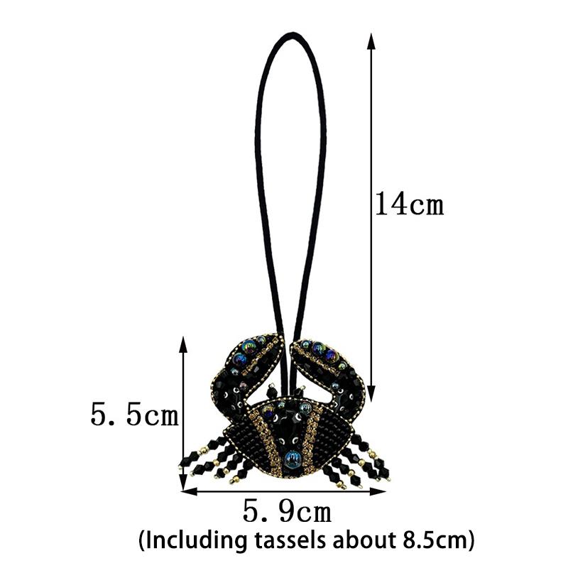 Crayfish  Beaded Bag Pendant Crab Bag Accessories Cute Creative Bag Decorative Chain Lanyard
