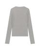 SUNDAY FRUIT MARKET W) Sun Flower Ls Tee Gray