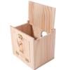 Wooden Bird Breeding Nest Wall Mount Parrot Wood House Practical Parrot Breeding Box  for Bird Cage