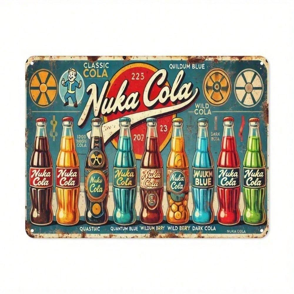 Metal Tin Sign Painting 20x30cm Wall Art Decor Vintage