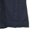 Rene Basic Made In Japan Short Sleeve Sweater 36 Navy Knit Women Used