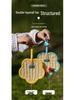 Cherry Handmade Mini Cattail Fan - Cute Cartoon Design, Portable Ancient Chinese Style for Summer