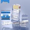 Conectores RJ45 Cat6 com Travamento Seguro AUCAS
