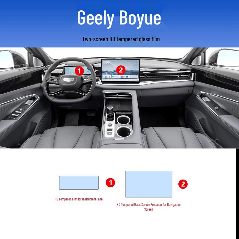 Interior Film, Console & Screen Protectors, Modification Accessories for 26 Geely Boyue Models