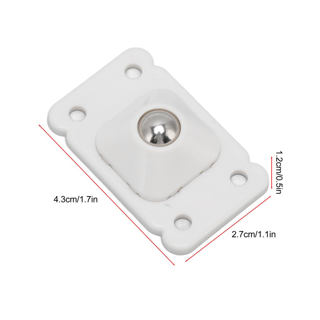 Caster Wheels Adhesive 360 Degree Rotation Roller Wheels for   Furniture Storage Box