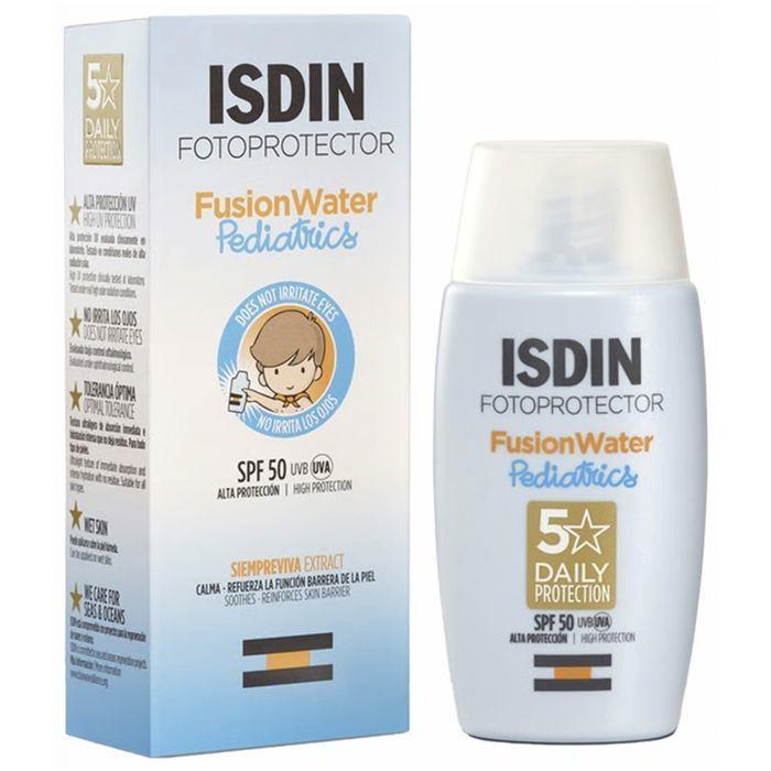 Crème Solaire - ISDIN - Fotoprotector Pediatrics - SPF 50+ - Résistant À L'eau - Safe-Eye Tech