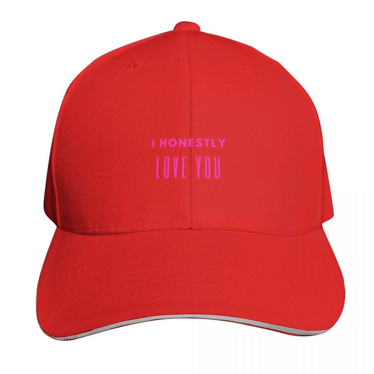 I honestly love you true and pure open and vulnerable to share I love you Baseball Cap Sunhat Streetwear Unisex Womens