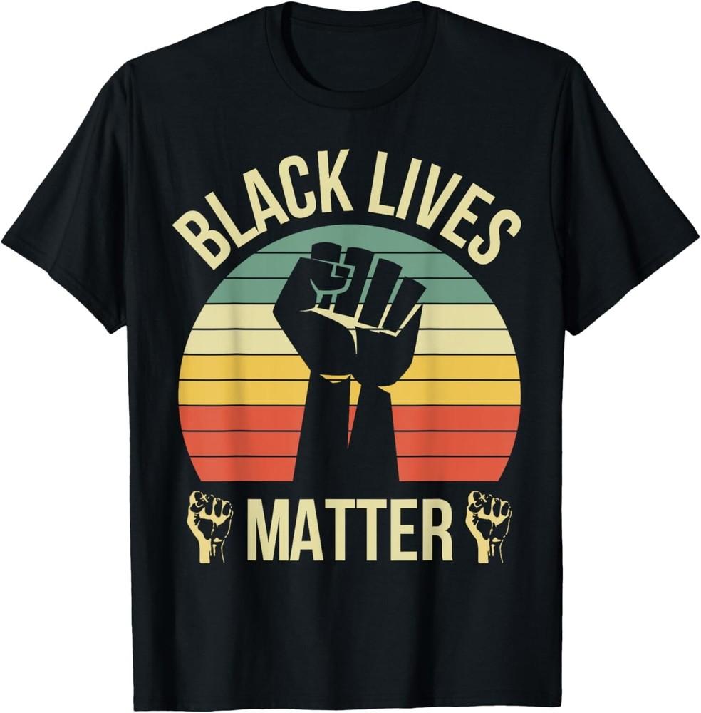 

BLM - Distressed Black Lives Matter t-shirts Gift Unisex T-Shirt 4XL