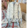 Star Print Large Capacity Backpack Grade 3-6 Student Schoolbag
