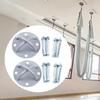 Ceiling Anchor x Mount 12x6cm Accessories with M10 Screws Metal for Body Weight Strength Training