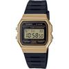 Casio Collection F-91WM-9AJH Men's Watch Black Gold Stainless Steel Digital Timepiece