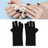 2pair Excellent Elasticity Nail Lamp UV Blocking Gloves  Professional Nail Salon Daily Use