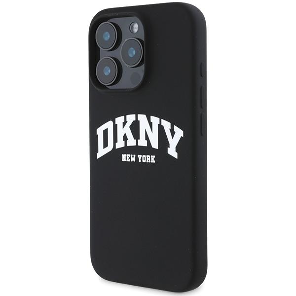 Dkny Dkhmp16Lsnyach Iphone 16 Pro6.3 Czarny/Black Hardcase Silicone White Printed Logo Magsafe