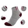 5 Paar Herren Knöchelsocken Netz atmungsaktiv Baumwolle Sportsocken Freizeit Dünn geschnitten Kurze Socke Fuß 23-29cm