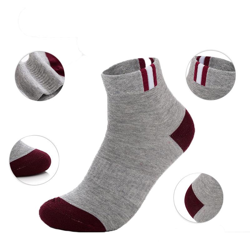 5 Paar Herren Knöchelsocken Netz atmungsaktiv Baumwolle Sportsocken Freizeit Dünn geschnitten Kurze Socke Fuß 23-29cm
