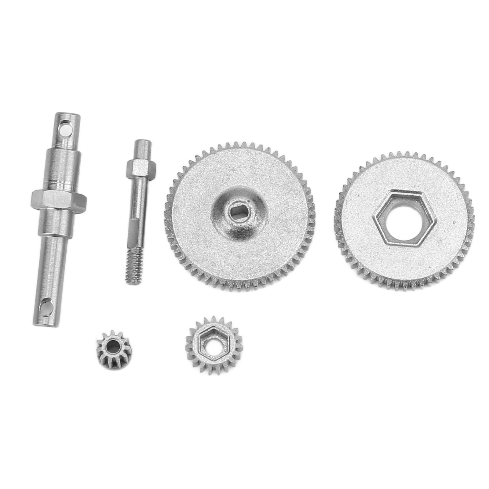 

RC Transmission Gear Set Gear and Shaft Stainless Steel for AXIAL SCX24 AXI90081 AXI00001 AXI00002