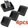 4 Peças Copos Antiderrapantes para Rodízios de Móveis Almofada de Silicone para Cadeira de Escritório Cama Sofá Parador de Rodas para Evitar Arranhões em Pisos de Madeira