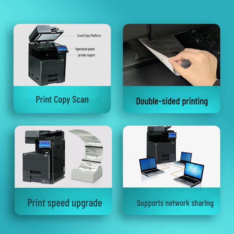 LANXUM GB9151dn A3 Black & White Multifunction Printer CN plug (adapter included)