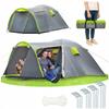 Tente Igloo Familiale 4 Personnes Imperméable 3000 Mm Tropical 4 Campela (CA0013GRN)