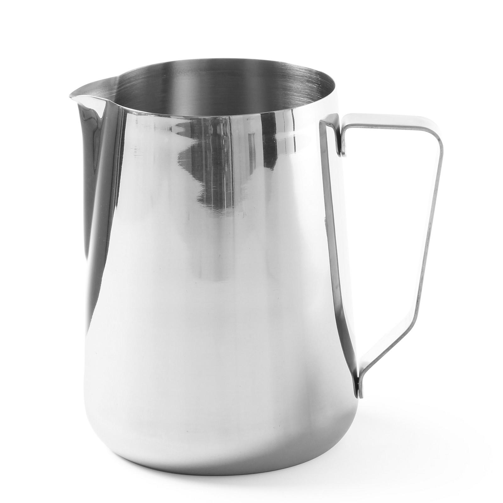 Stahlkanne zum Aufschäumen von Milch für Cappuccino-Kaffee 15L Hendi 451533