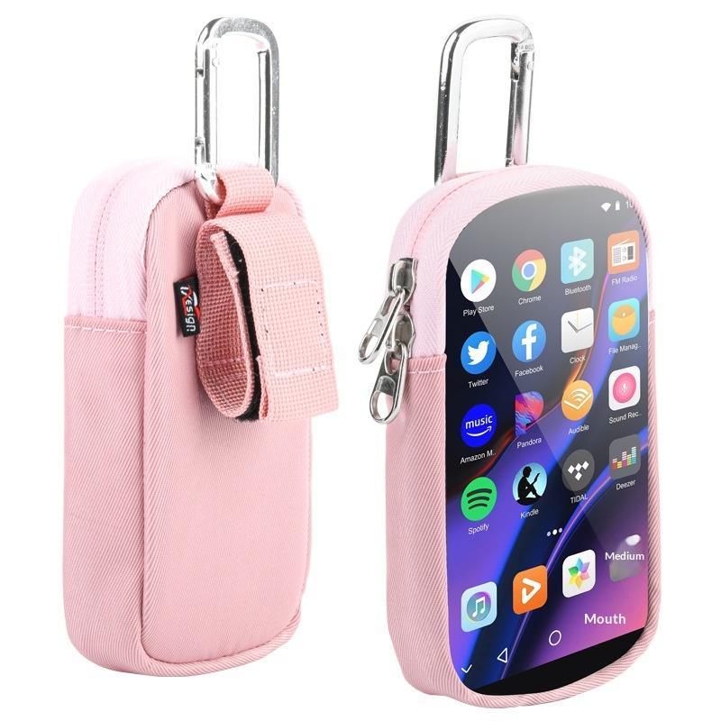 Portable Clear Storage Bag Dustproof Buckle Closure Clear Window Pouch for Household Medicine First Aid Kit Storage A1