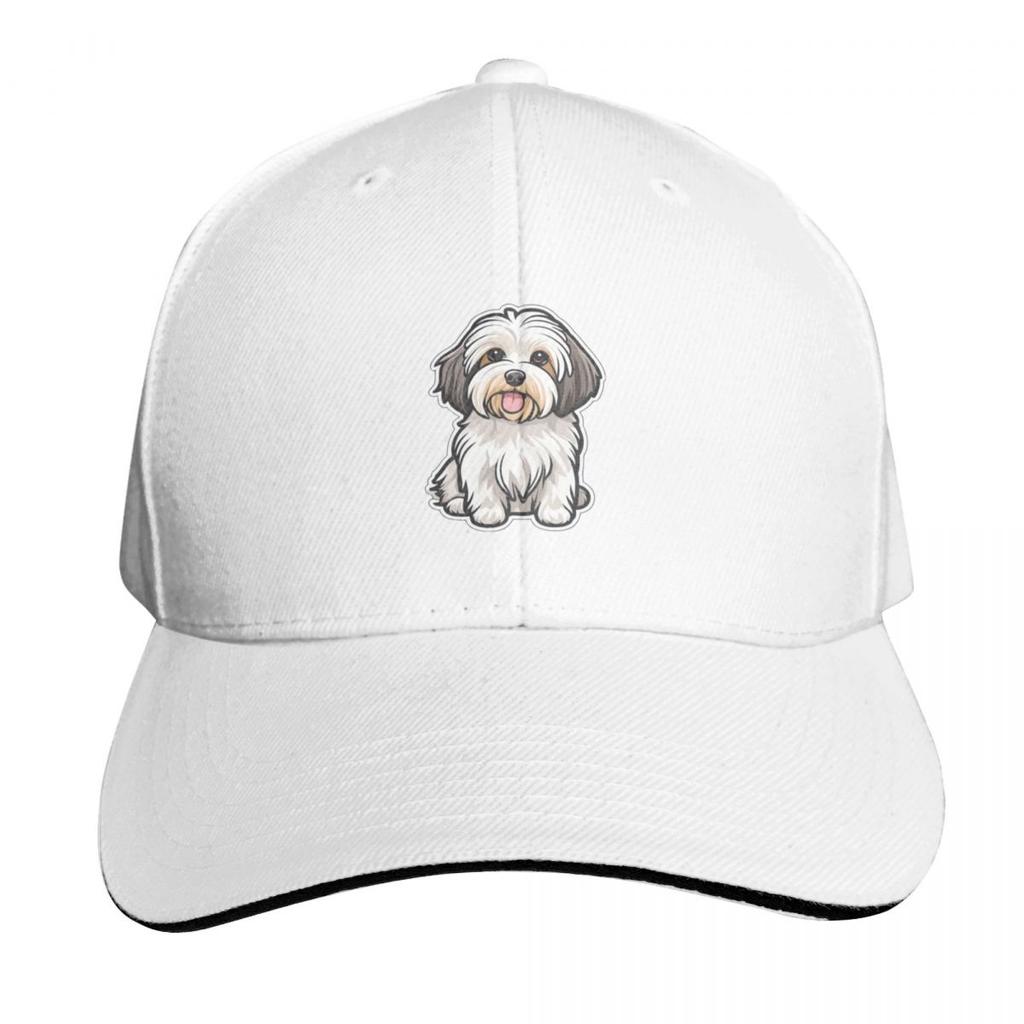 Cute Havanese Dog White Dog Baseball Cap Unisexs big size hat Unique hats fashionable Beach Womens Beach Outlet Unisexs