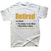 Retired The Ability To Do What I Want When I Want Retirement T-Shirt Cool Loose Tops Shirt Cotton Male Euro Size Top T-Shirts