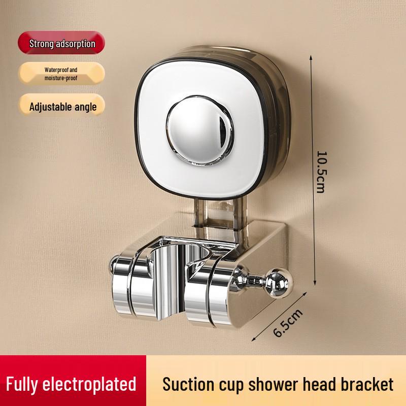 Universal No-Drill Suction Cup Shower Head Holder