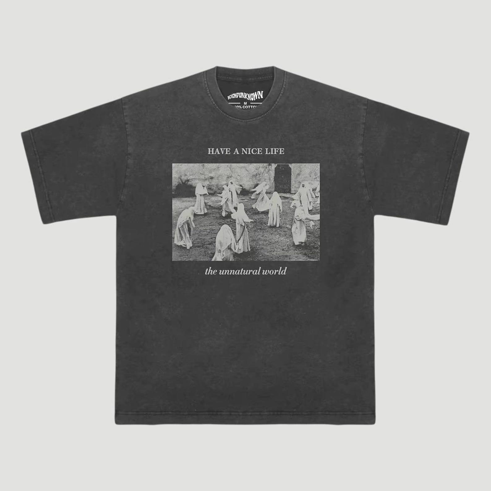 Have a Nice Life Band T-Shirt, Shoegaze Music Graphic Tee, Vintage Style Cotton Shirt S