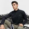 Fila Explorer Hochwertiges Lässiges Sportliches Klassisches Bequemes Weiches Strick Langarm T-Shirt Herren Tops A11M547203FBK