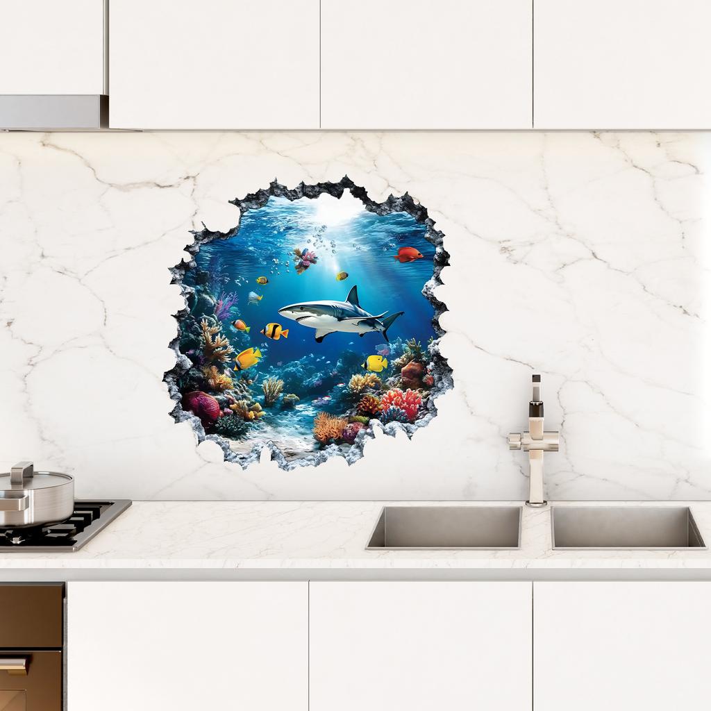 Beautiful Sunset Sunset Glow Wall Sticker For Living Room Decoration Art Decals Bedroom Home Decor Beautify Self-adhesive Poster