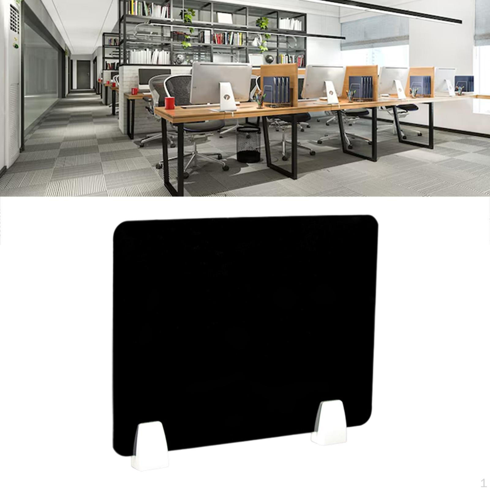 

Desk Divider Panel Easytouse Privacy to Reduce Visual Distractions Location чорний