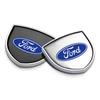 Car Body Trunk Side Door Window Chrome Metal Badge Sticker Auto Accessory for Ford Mustang Focus Mk2 Party Mk3 Ranger Mondeo Mk4
