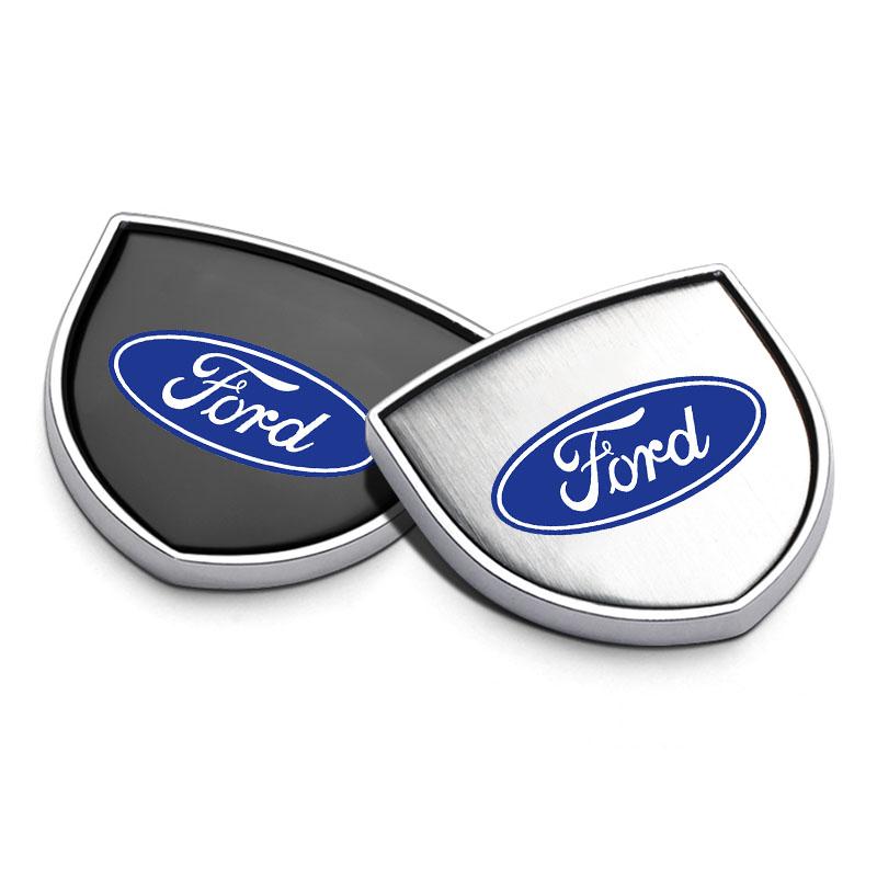 Car Body Trunk Side Door Window Chrome Metal Badge Sticker Auto Accessory for Ford Mustang Focus Mk2 Party Mk3 Ranger Mondeo Mk4