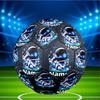 Custom Name Personalized Cosmic Bot Crew Print Size 5 Soccer Ball Training & Match Football, for Team, Kicking, Gift for Football
