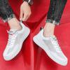Men White Mesh Tennis Sneakers Summer Sports Skateboarding Shoes Students School Running Shoes Plus Size