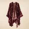 Echarpe Hiver Imitation Cashmere Women Scarf Plaid Poncho Chales Femme Capa Para Mujer Pashmina Thick Wrap Shawls Autumn Winter
