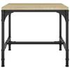 819398 vidaXL Coffee Table Sonoma Oak 50x50x35 Cm Engineered Wood