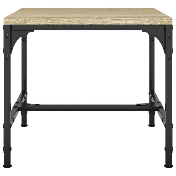 819398 vidaXL Coffee Table Sonoma Oak 50x50x35 Cm Engineered Wood