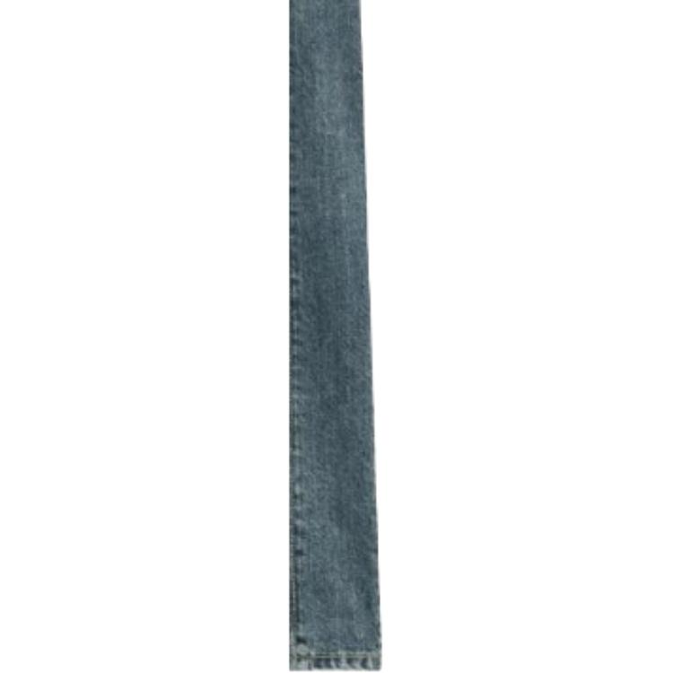 We11done Ss23 Washed Distressed High-Waisted Midi Denim Skirt Women skirts WD-DO1-23-372-W-BL