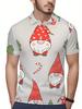 Christmas Print - Men'S Short-Sleeve Polo Shirt - Stylish And Easy Short-Sleeve, Buttoned, Casual Collar Polo Shirt, Fashionable And Versatile,