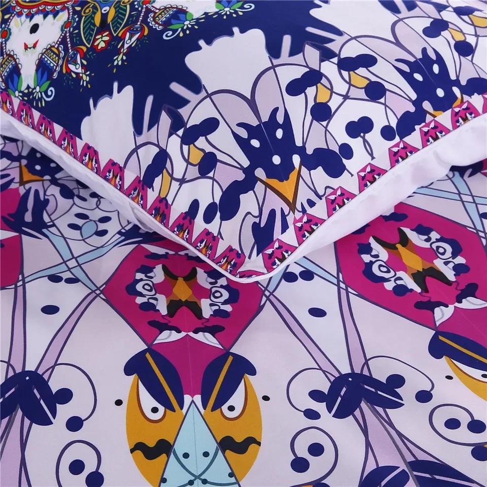 Comforter Jacquard Mandala Bohemian Bedding Set Super Soft Comfortable Bedclothes Single Double Size 228X228 Hot