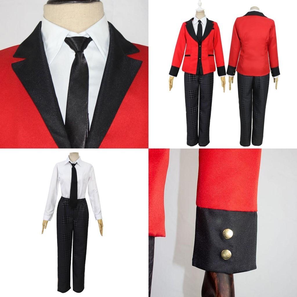 Kakegurui Jabami Yumeko Ryota Suzui Uniform Cosplay Costume Featuring Durable Fabric And Perfect Stitches For Festive Occasions
