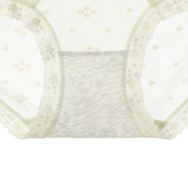 Fentengkan Antibacterial Lace High-Waisted Cotton Underwear (3-Pack)