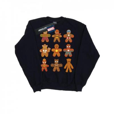 Mens Avengers Christmas Gingerbread Sweatshirt