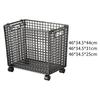 Toy Organizer Toy Box Toy Chest Rolling Basket for Playroom Kids Room Boys Girls