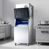 Commercial Ice Maker Machine, 181KG/24H Ice-Making Machine with 136KG Stainless Steel Storage Bin, Auto Self-Cleaning Ice Maker with Touchscreen for