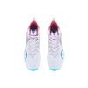 Li Ning YuShuai 15 Comfortable Cushioning Slip Resistant Abrasion Resistant High Top Basketball Shoes Men's White Blue ABAR043-51