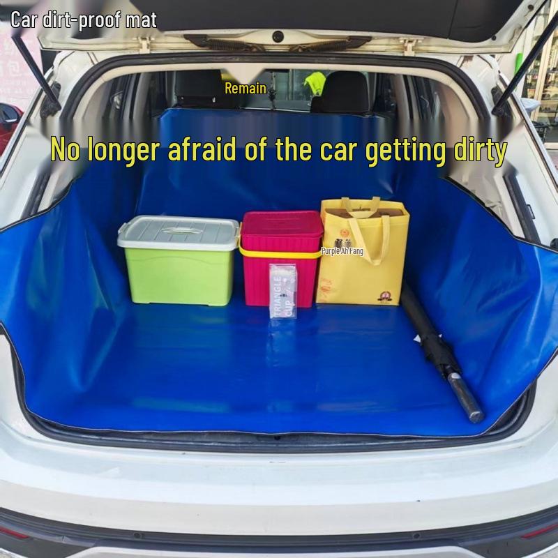 Waterproof Car Partition Mat & Seat Cover - Dirt-Proof Trunk Divider & Pet Mat