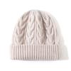 New Thickened Knitted Cap Solid Color Elasticity Beanie Soft Slouchy Bonnet Women Men